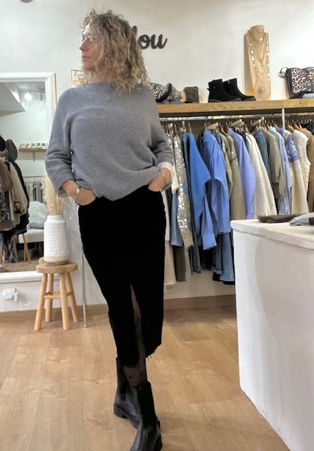 Jupe en jean noire VIKY