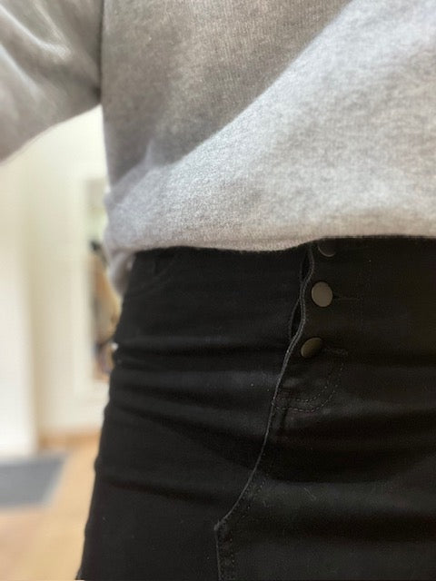 Jupe en jean noire VIKY