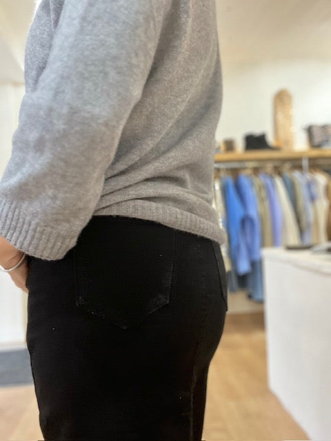 Jupe en jean noire VIKY