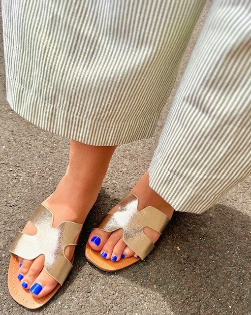 Mules cuir