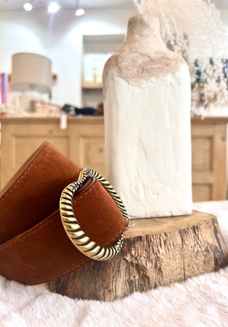 Ceinture cuir vachette