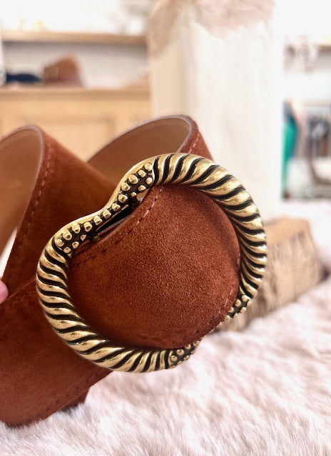 Ceinture cuir vachette