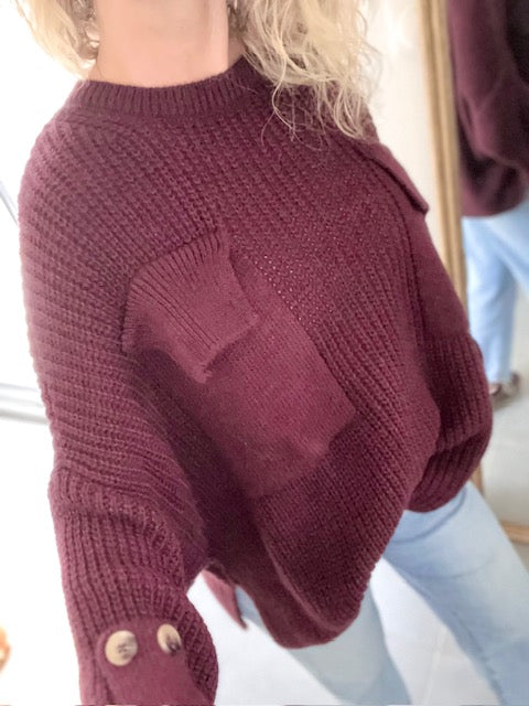 Pull TANGUY bordeaux