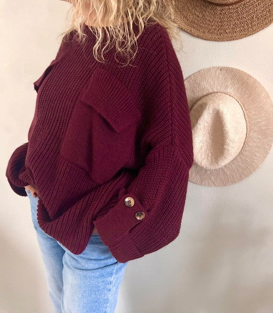 Pull TANGUY bordeaux