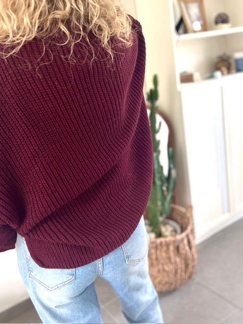 Pull TANGUY bordeaux