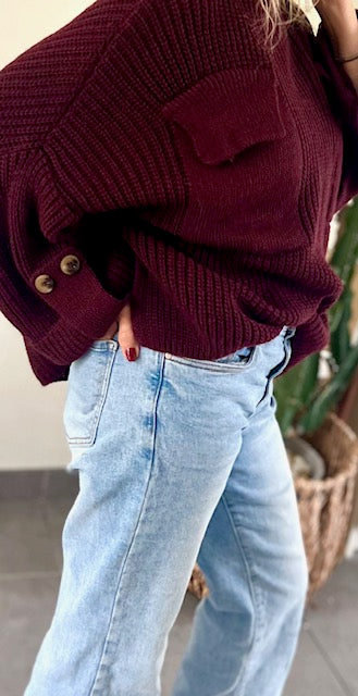 Pull TANGUY bordeaux