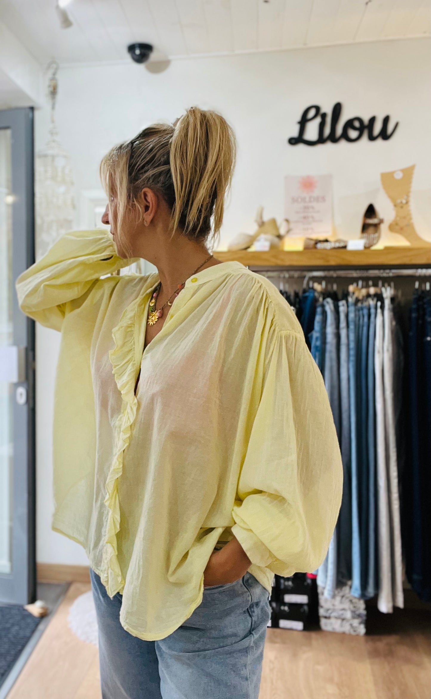 Blouse ONDINE jaune