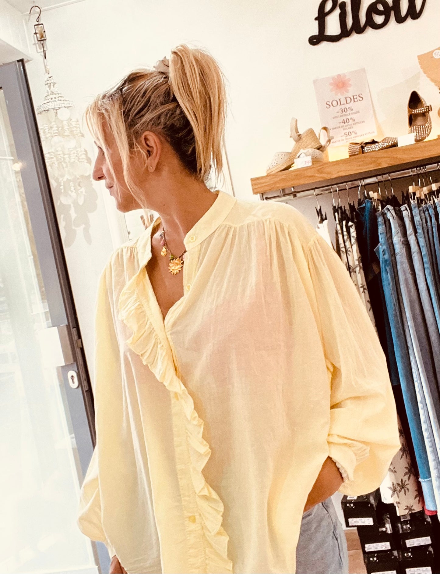 Blouse ONDINE jaune