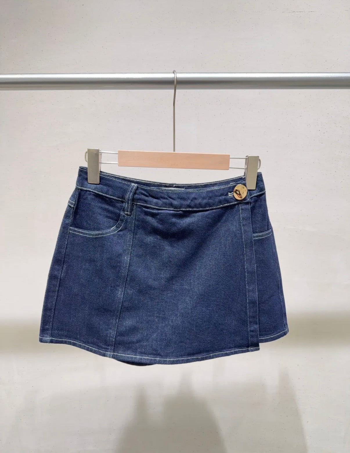 Jupe - Short en jean brut
