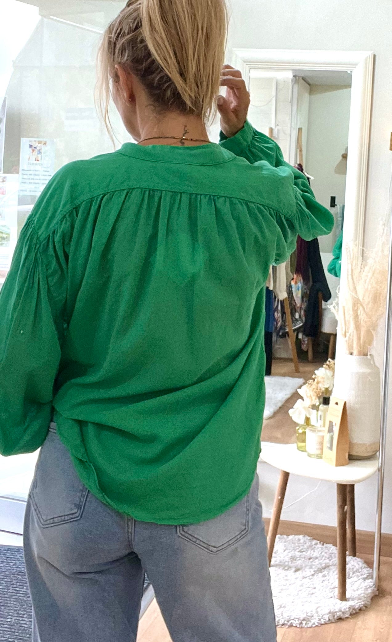 Blouse ONDINE vert brésil