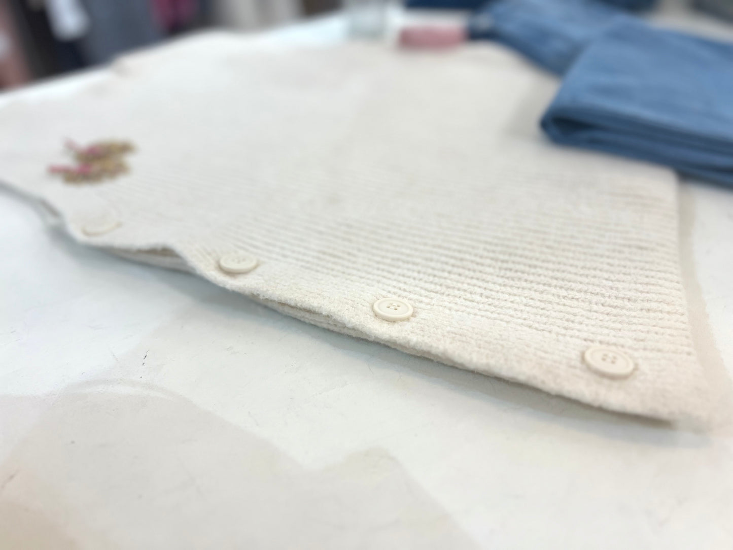 Pull débardeur JUSTINE beige
