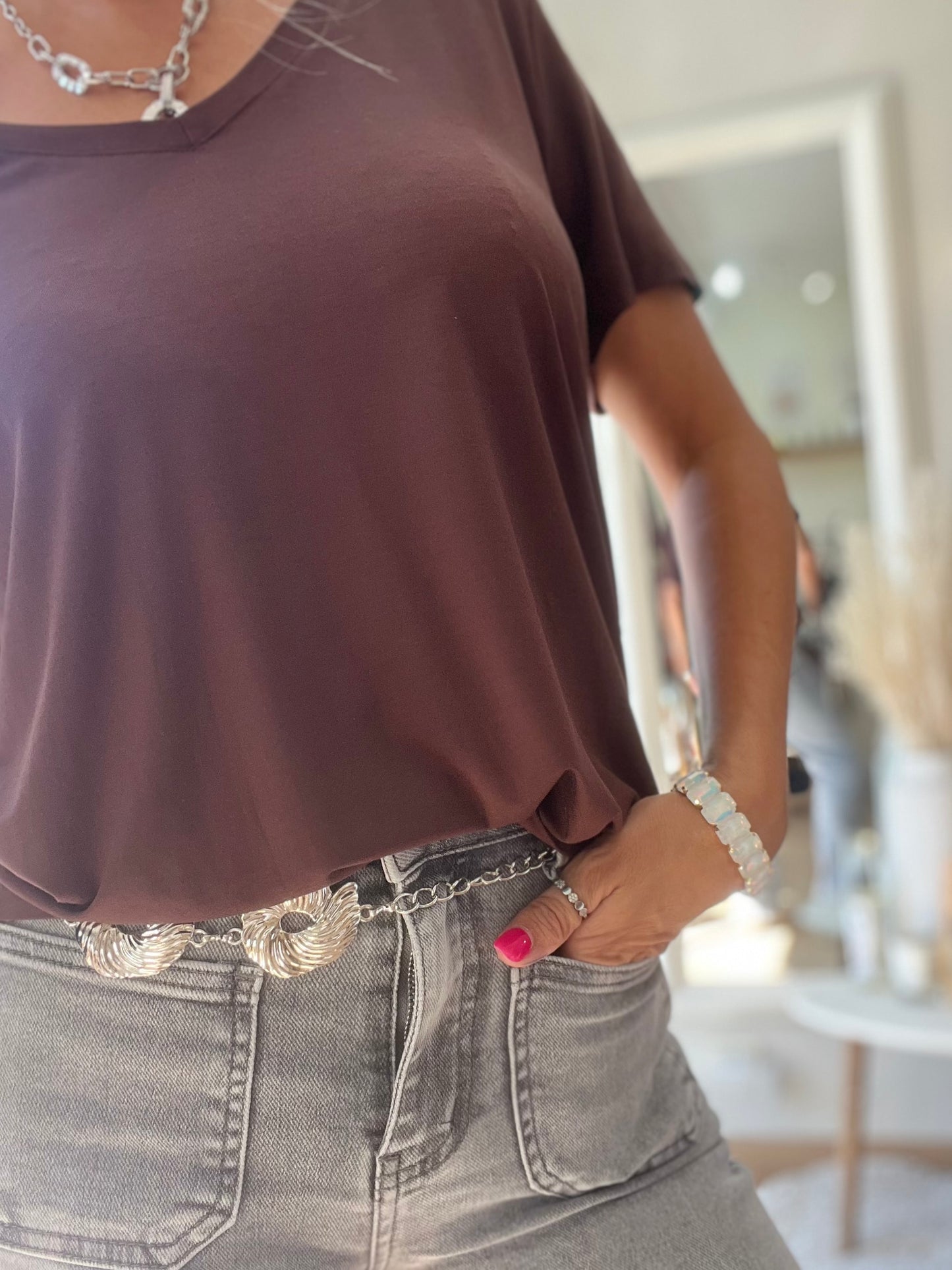 Tee-shirt "Douceur" Chocolat