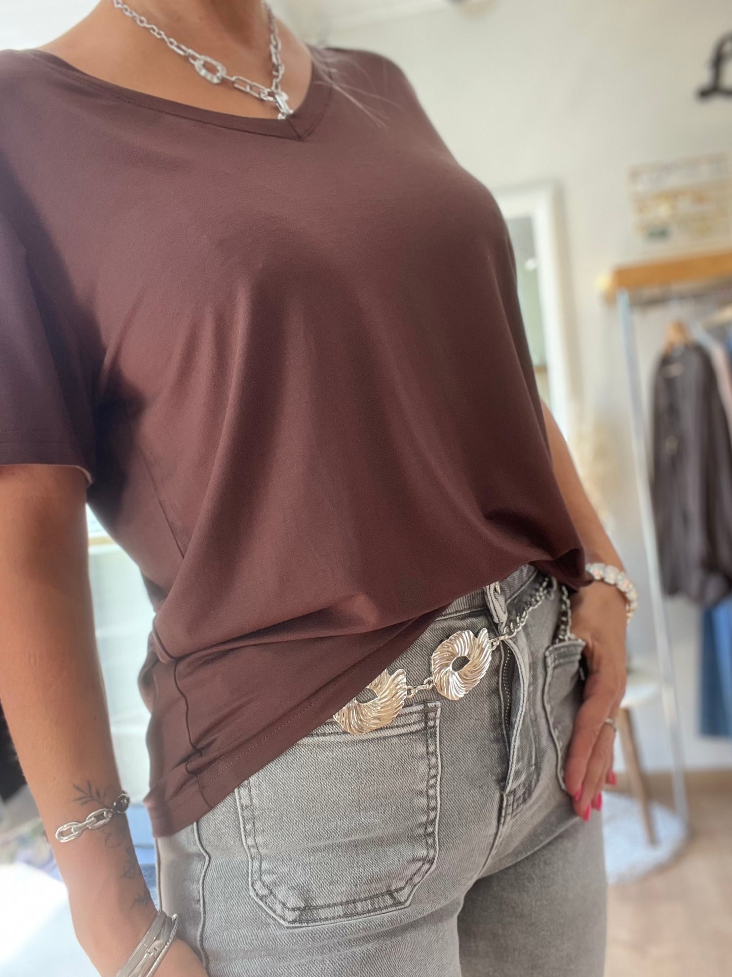 Tee-shirt "Douceur" Chocolat