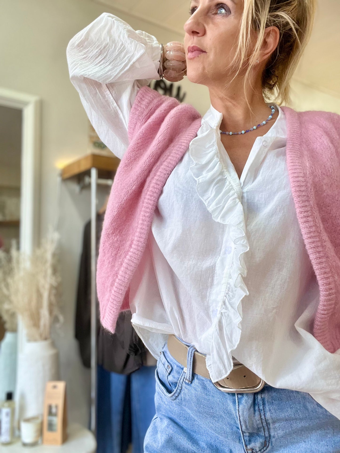 Gilet sans manches - rose