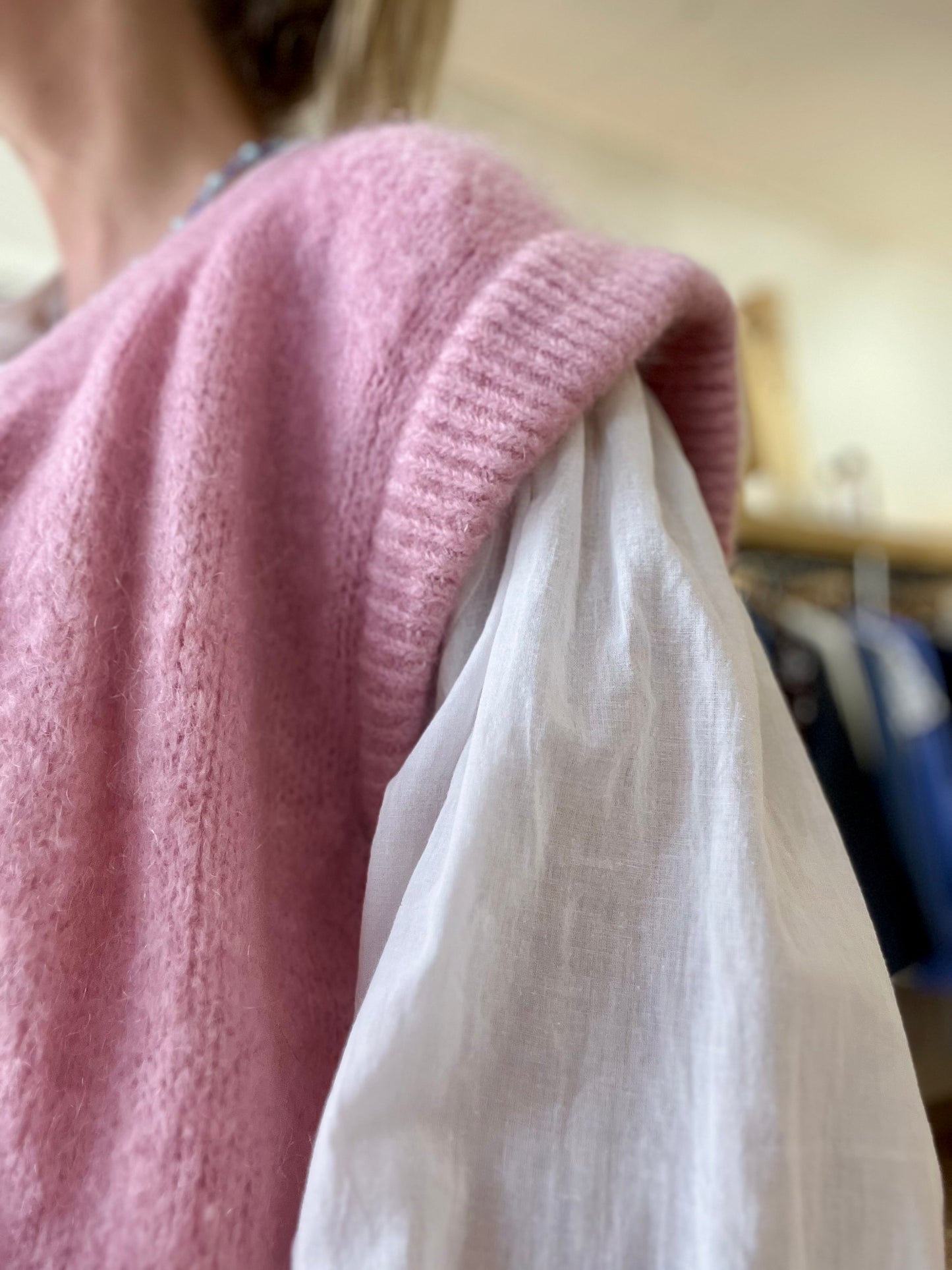 Gilet sans manches - rose