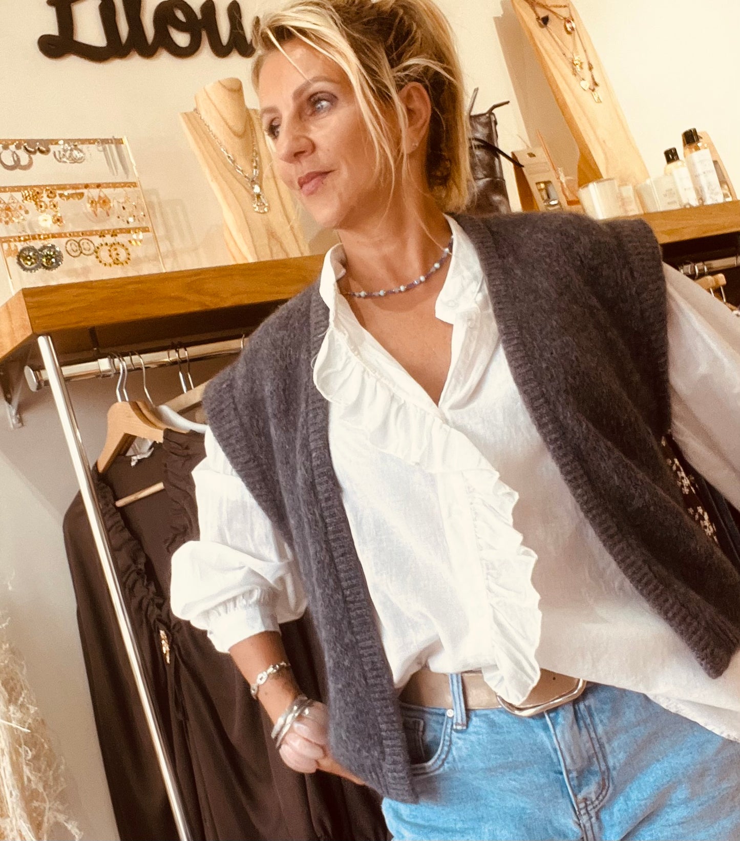 Gilet sans manches - Gris