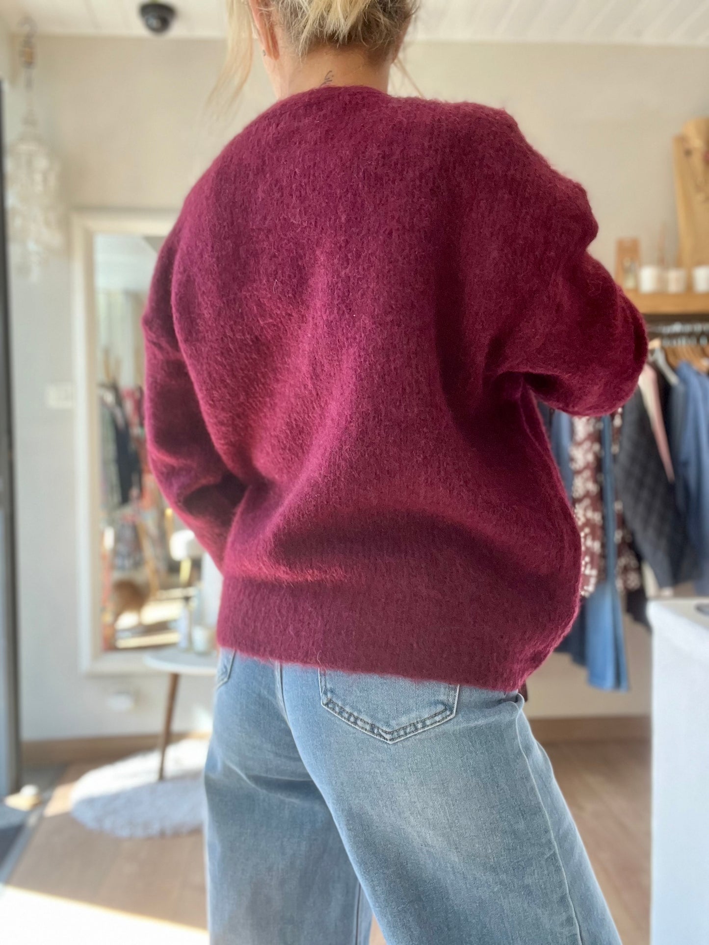 Gilet BIJOUX - Bordeaux