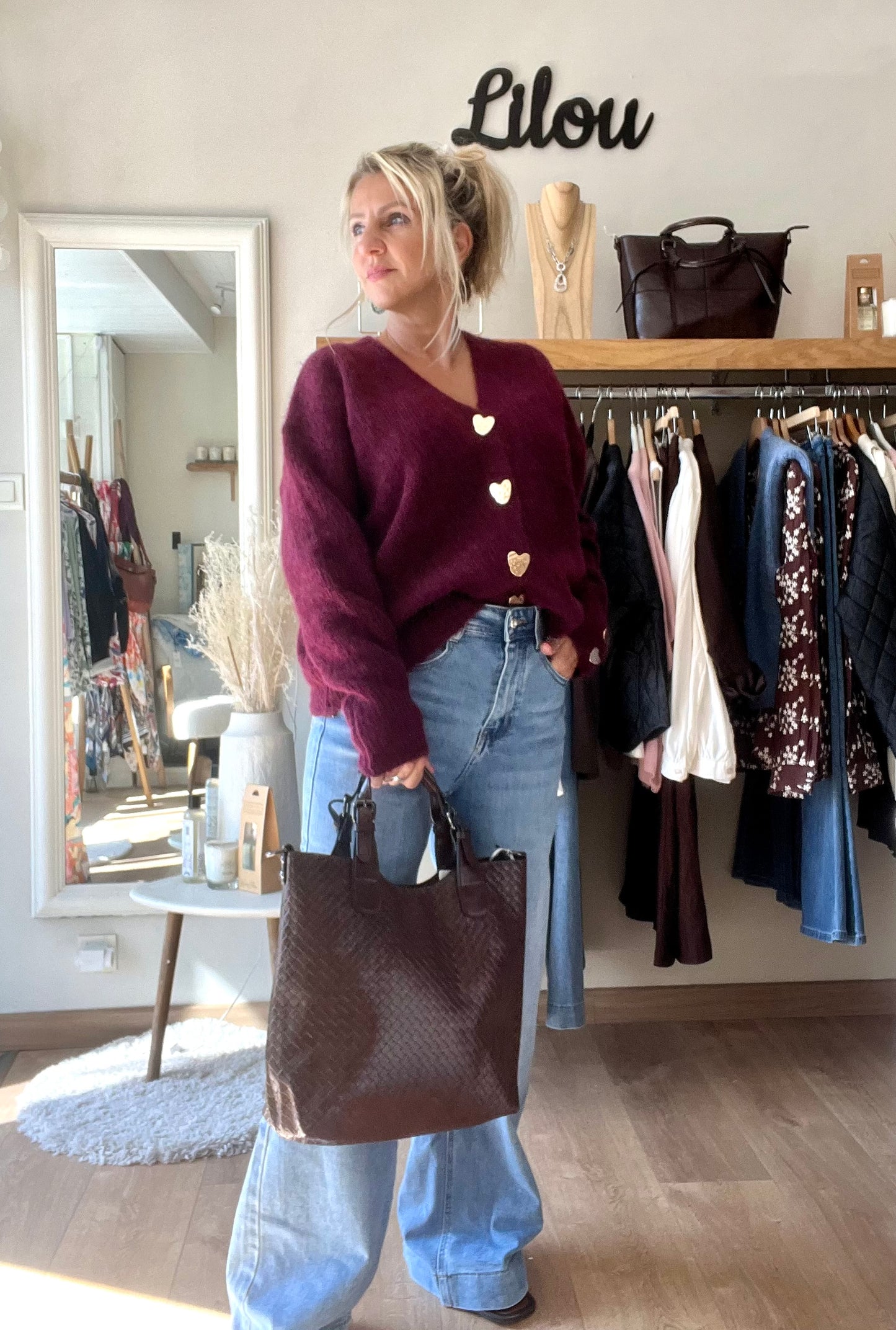 Gilet BIJOUX - Bordeaux