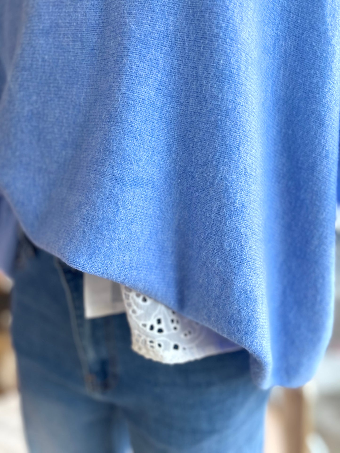 Pull ALBANE bleu azur