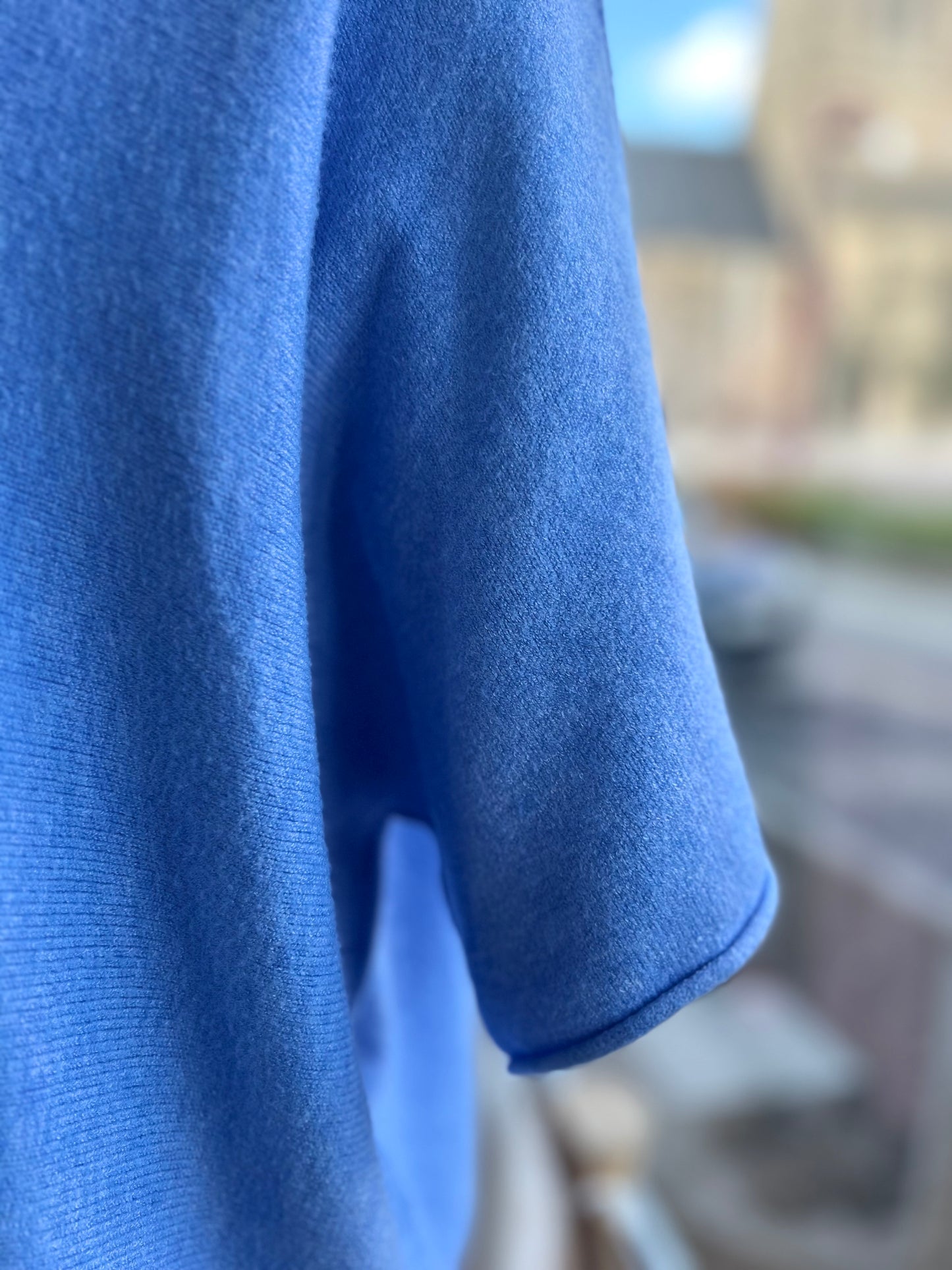 Pull ALBANE bleu azur