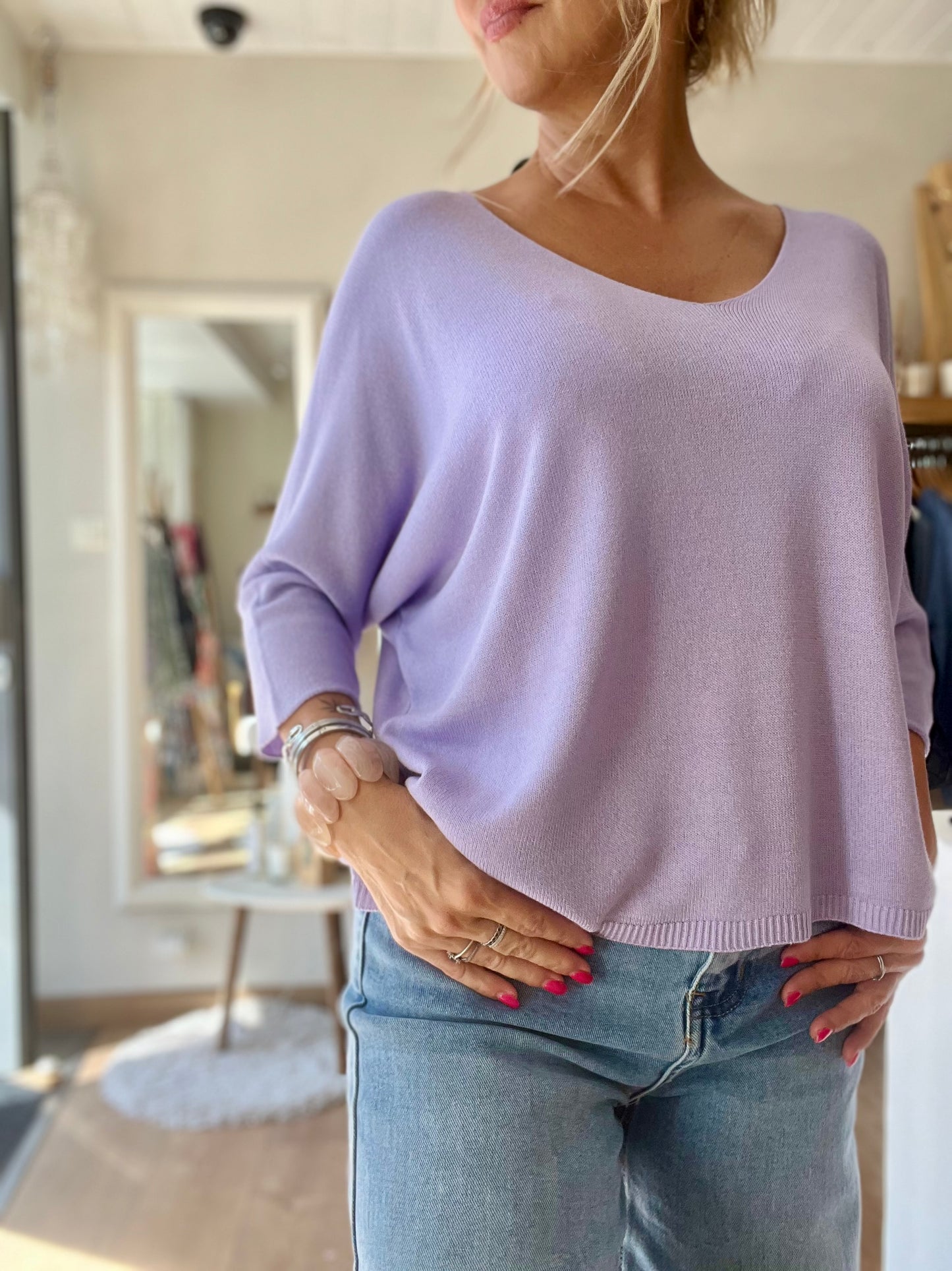 Pull ROMY - lilas