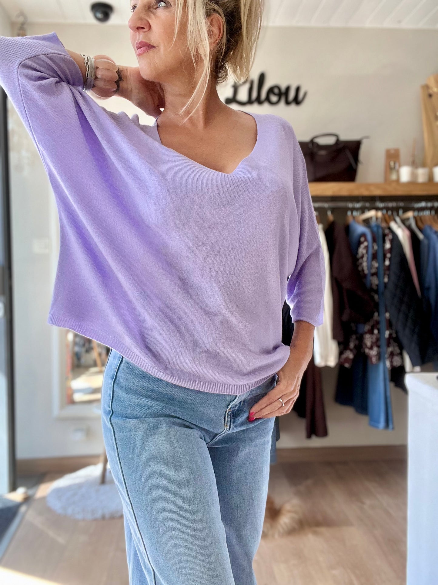 Pull ROMY - lilas