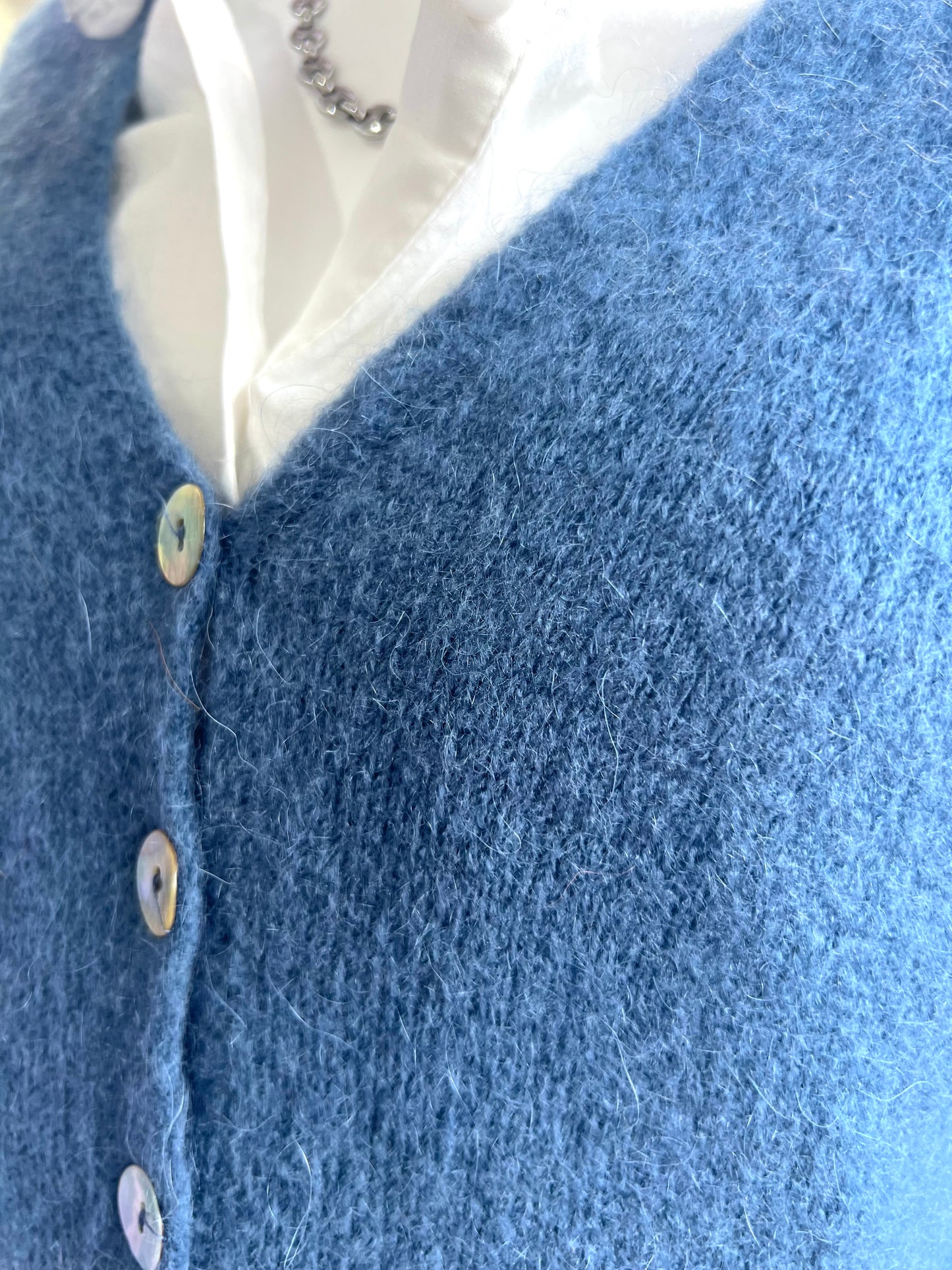 Gilet SOLINE bleu jean