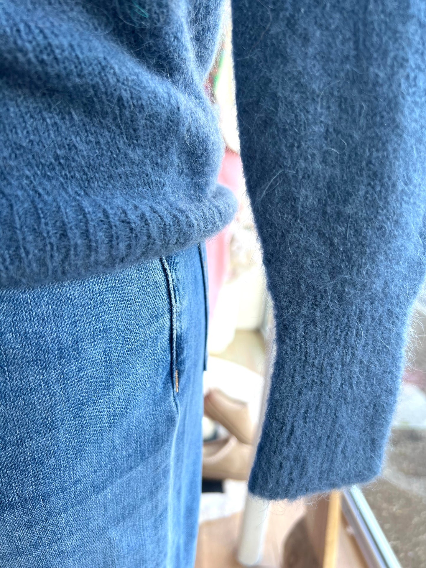 Gilet SOLINE bleu jean