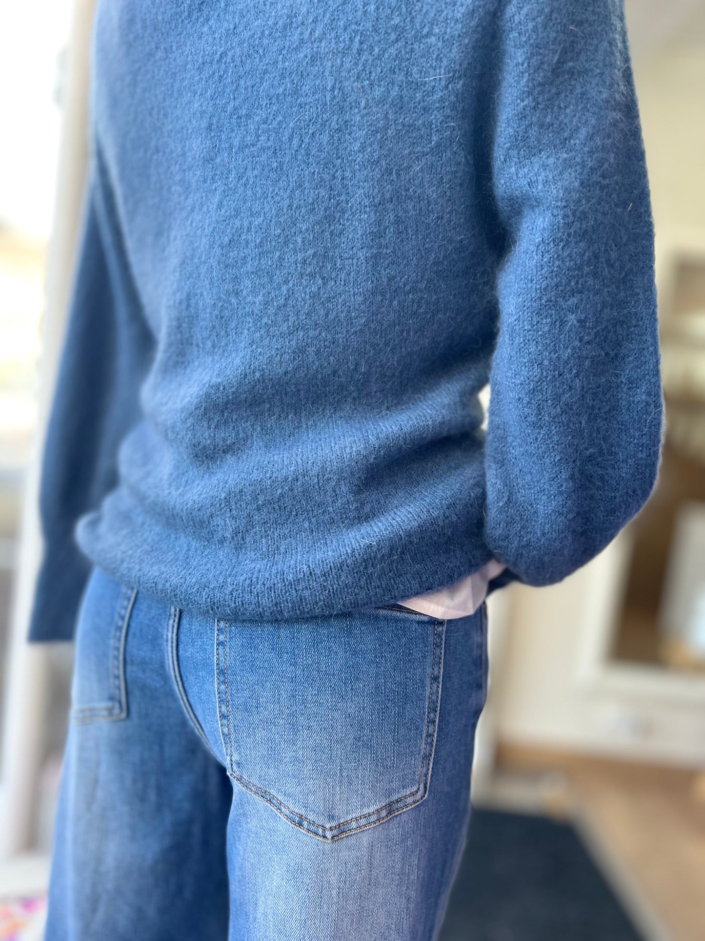 Gilet SOLINE bleu jean