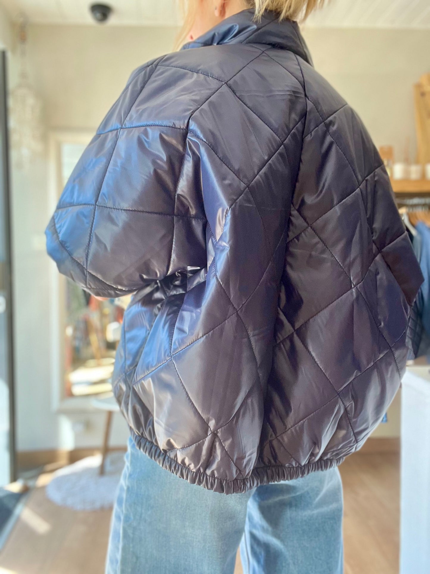 Veste matelassée Marine