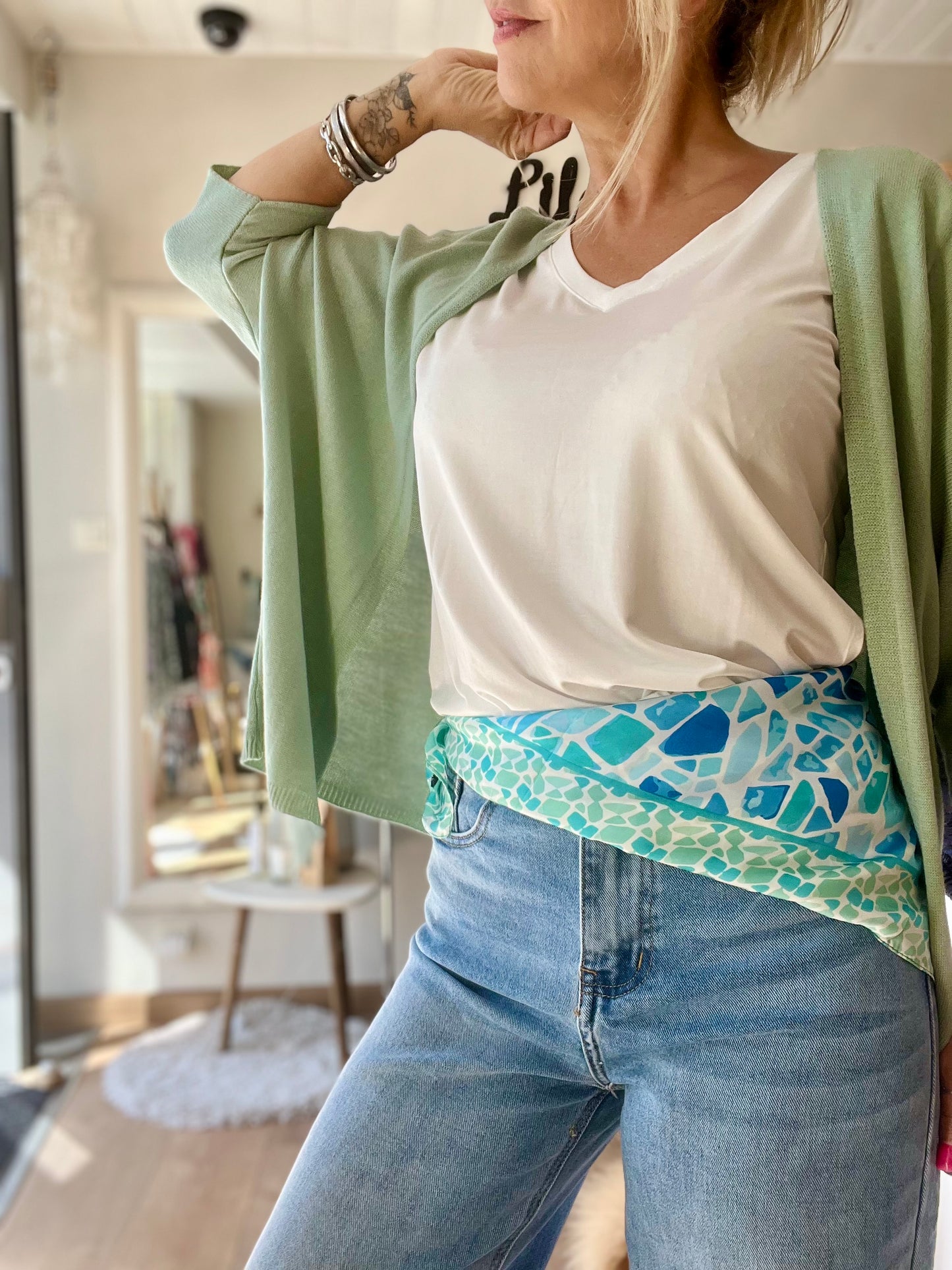 Gilet ROMY - Céladon