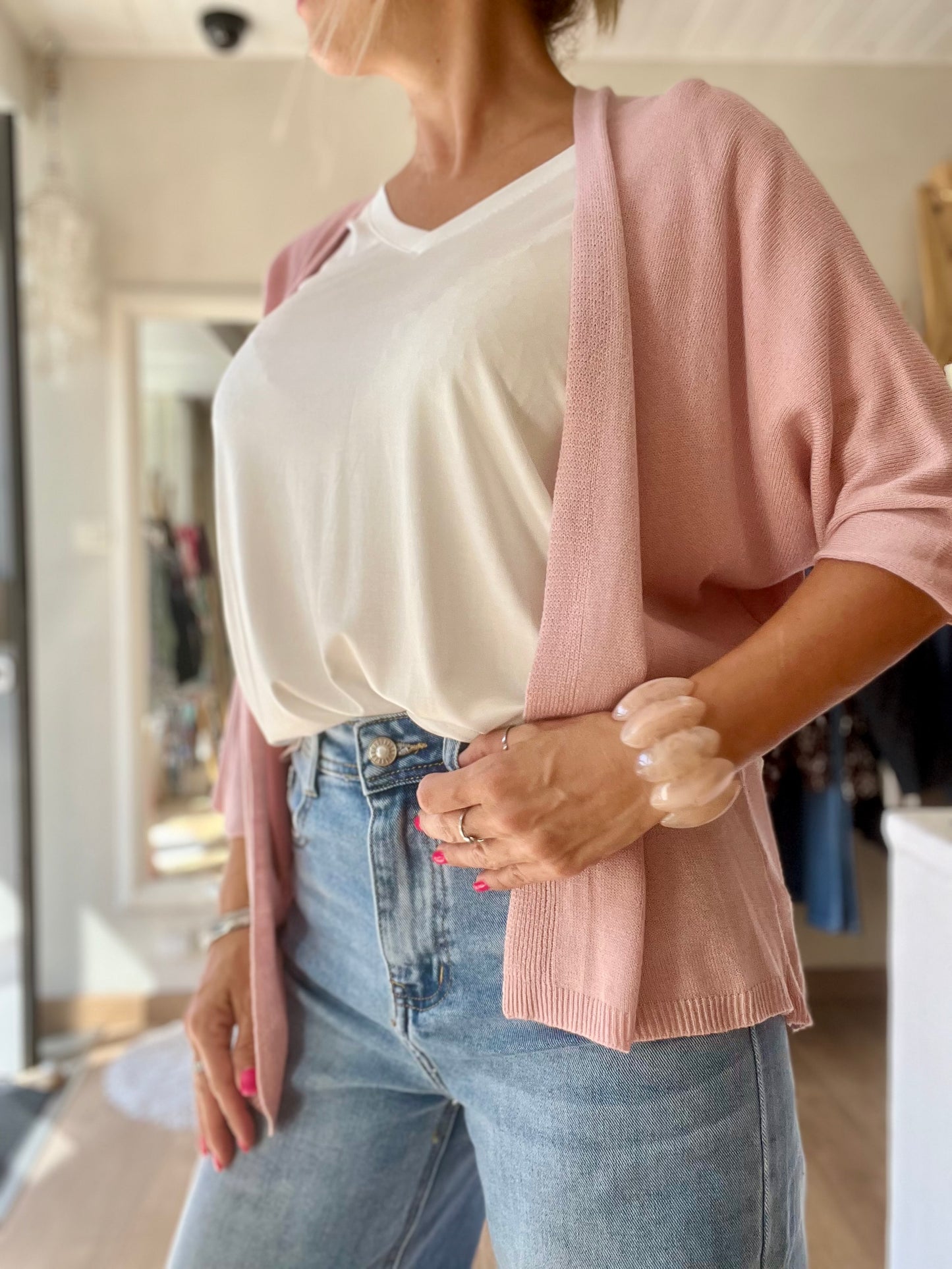 Gilet ROMY - Rose