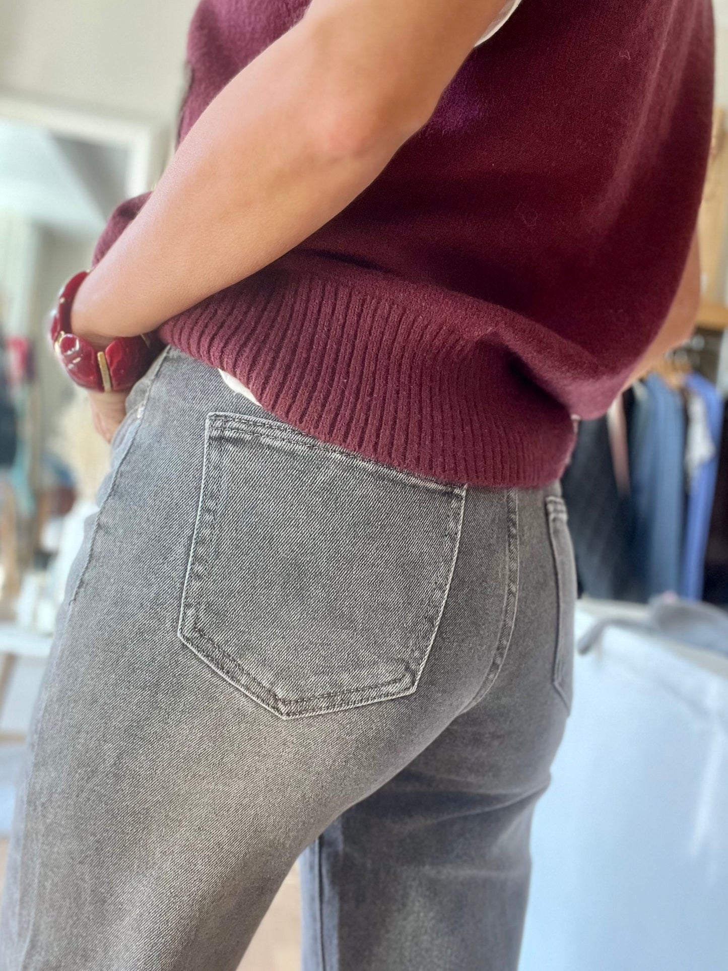 Jean Urban Grey- Wide Leg