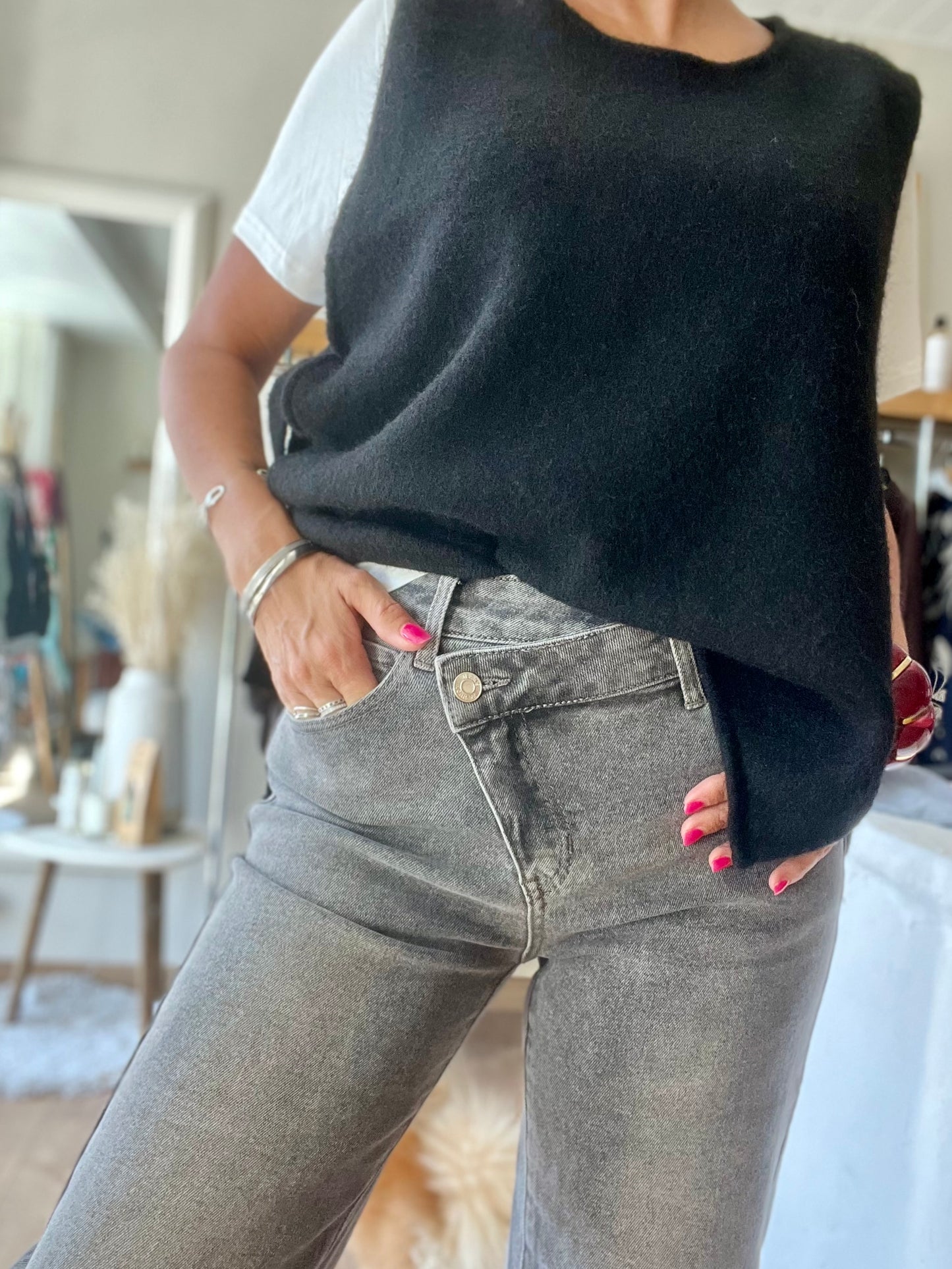 Jean Urban Grey- Wide Leg