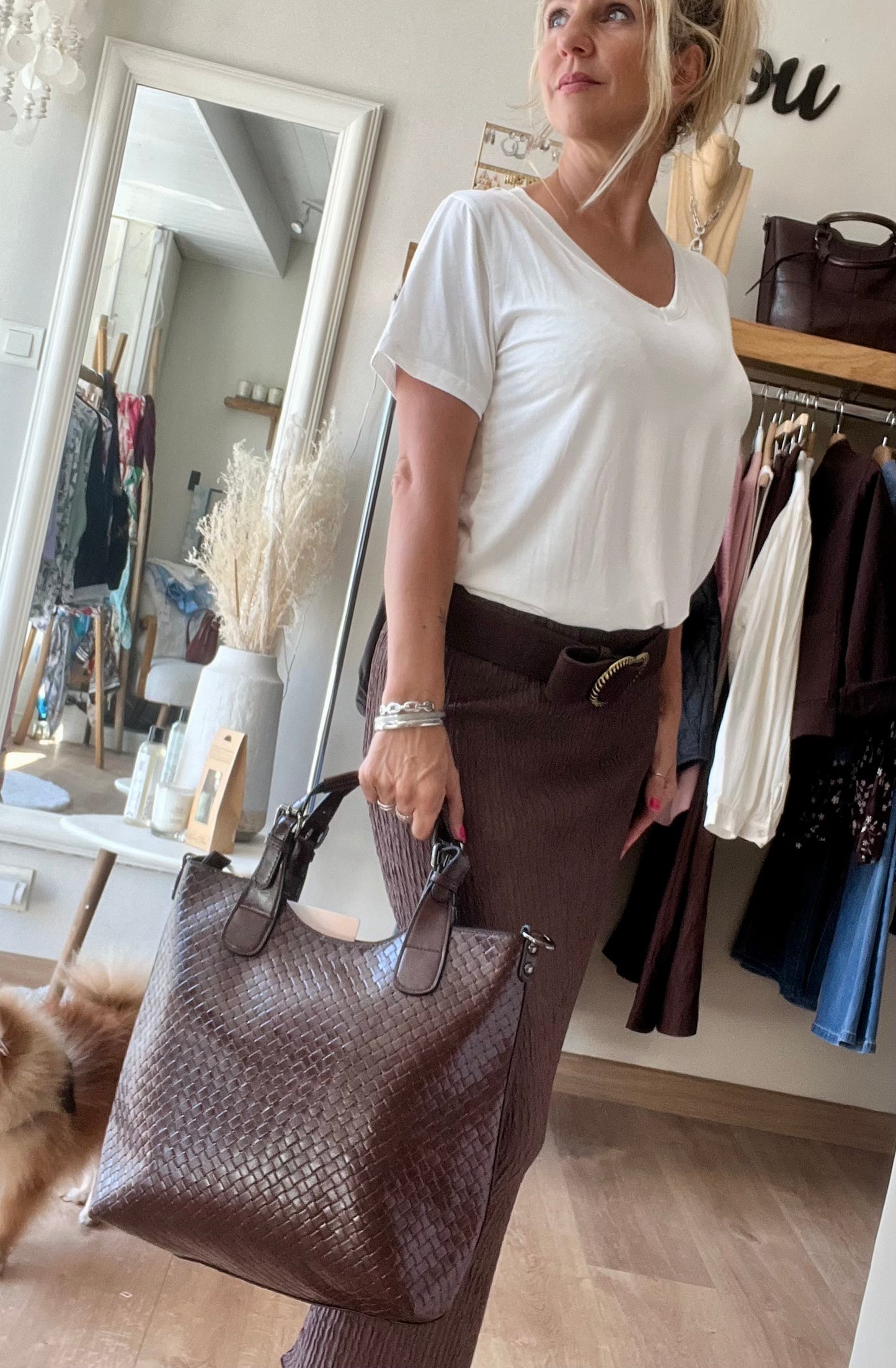 Tee-shirt "Douceur" blanc