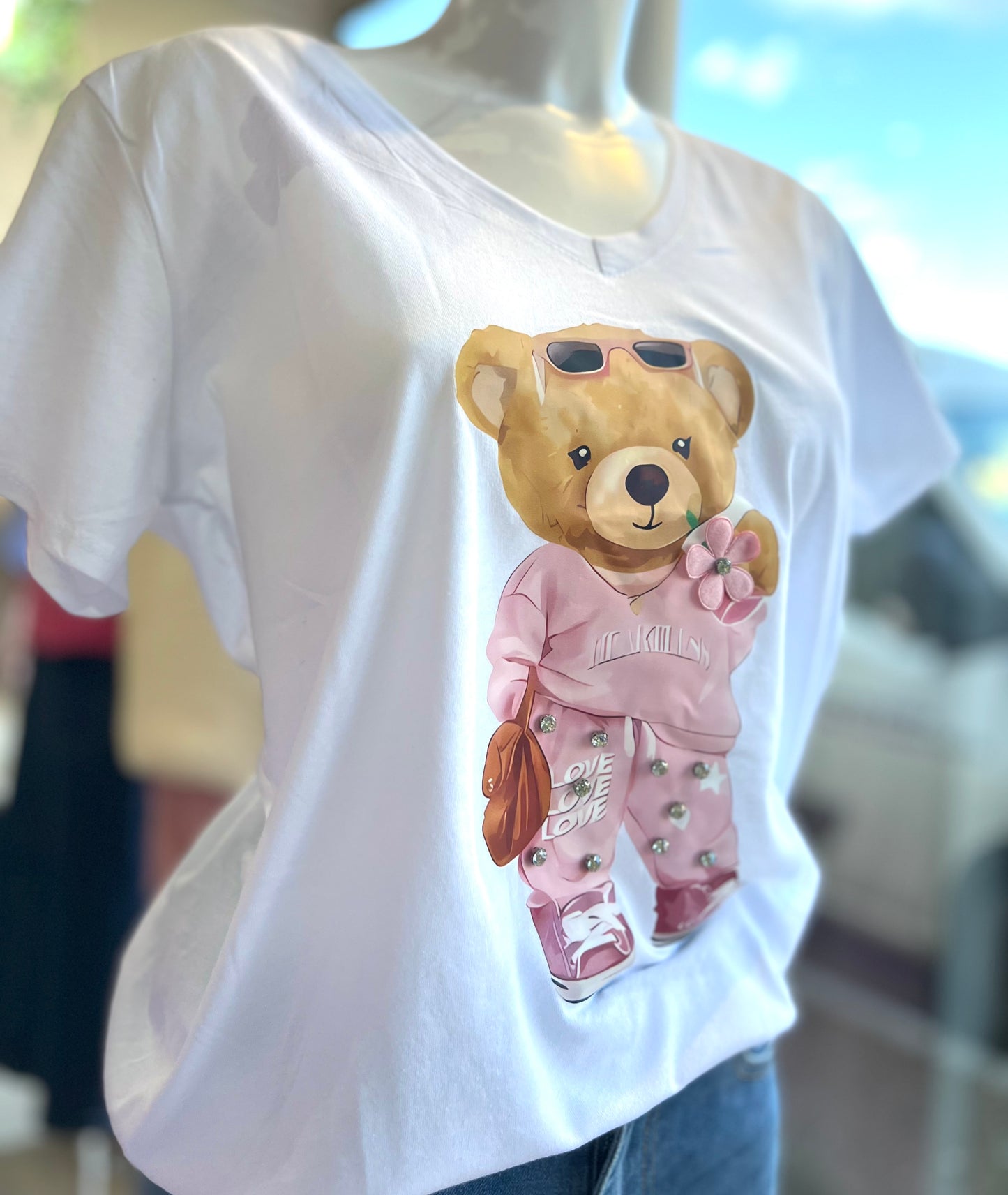 Tee-shirt OURSON rose