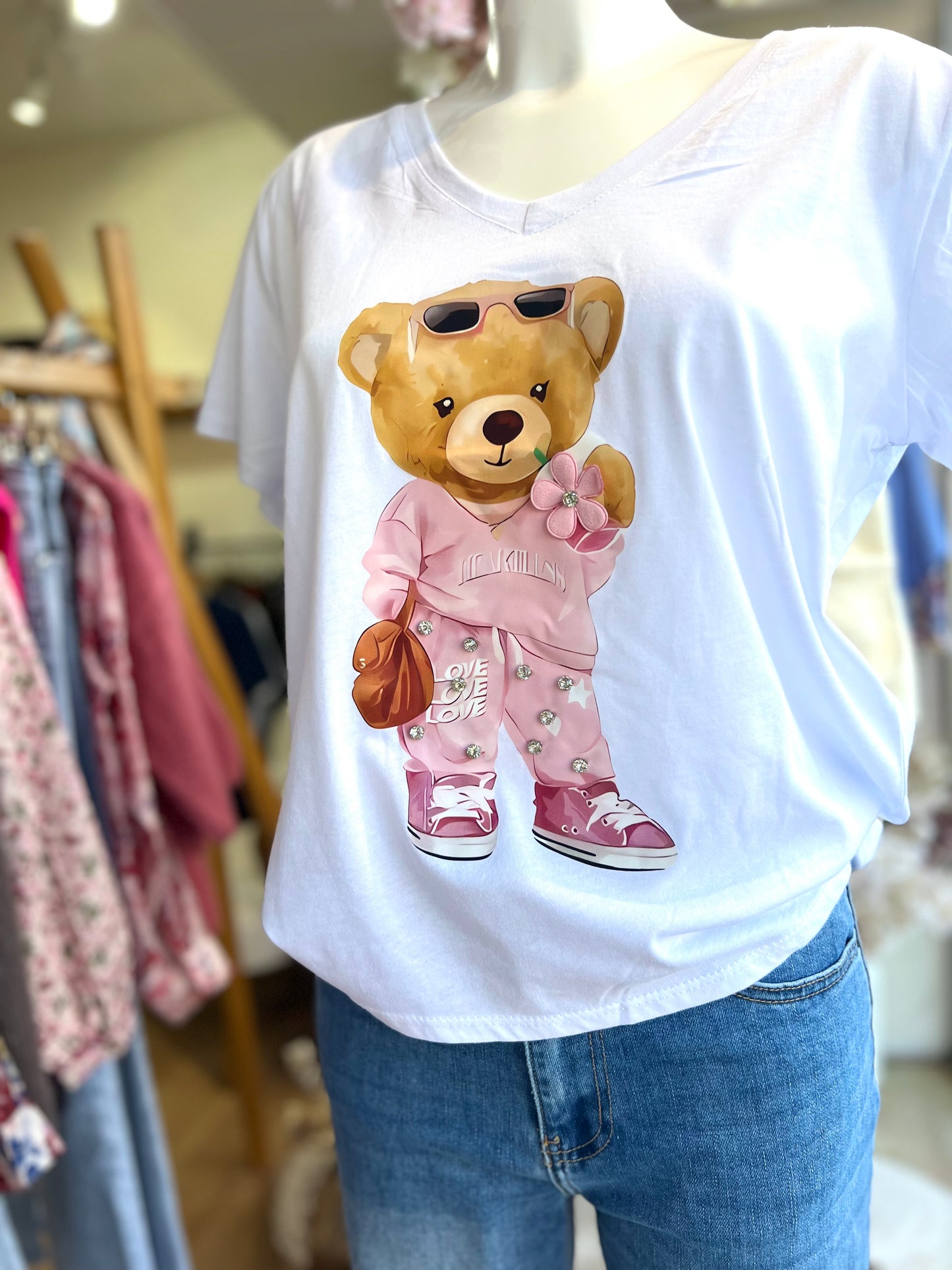 Tee-shirt OURSON rose