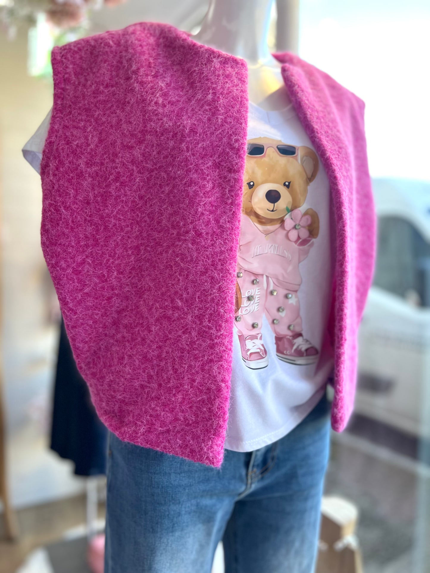 Tee-shirt OURSON rose