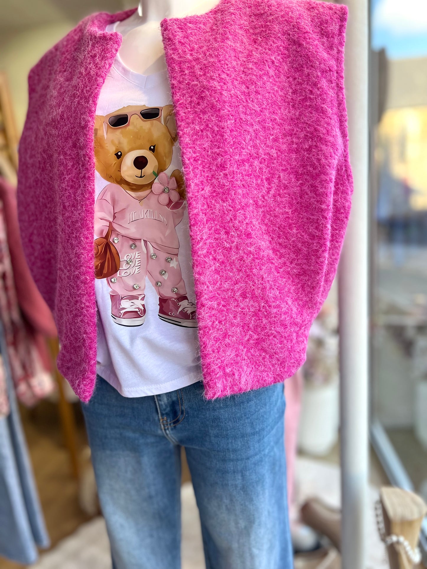 Tee-shirt OURSON rose