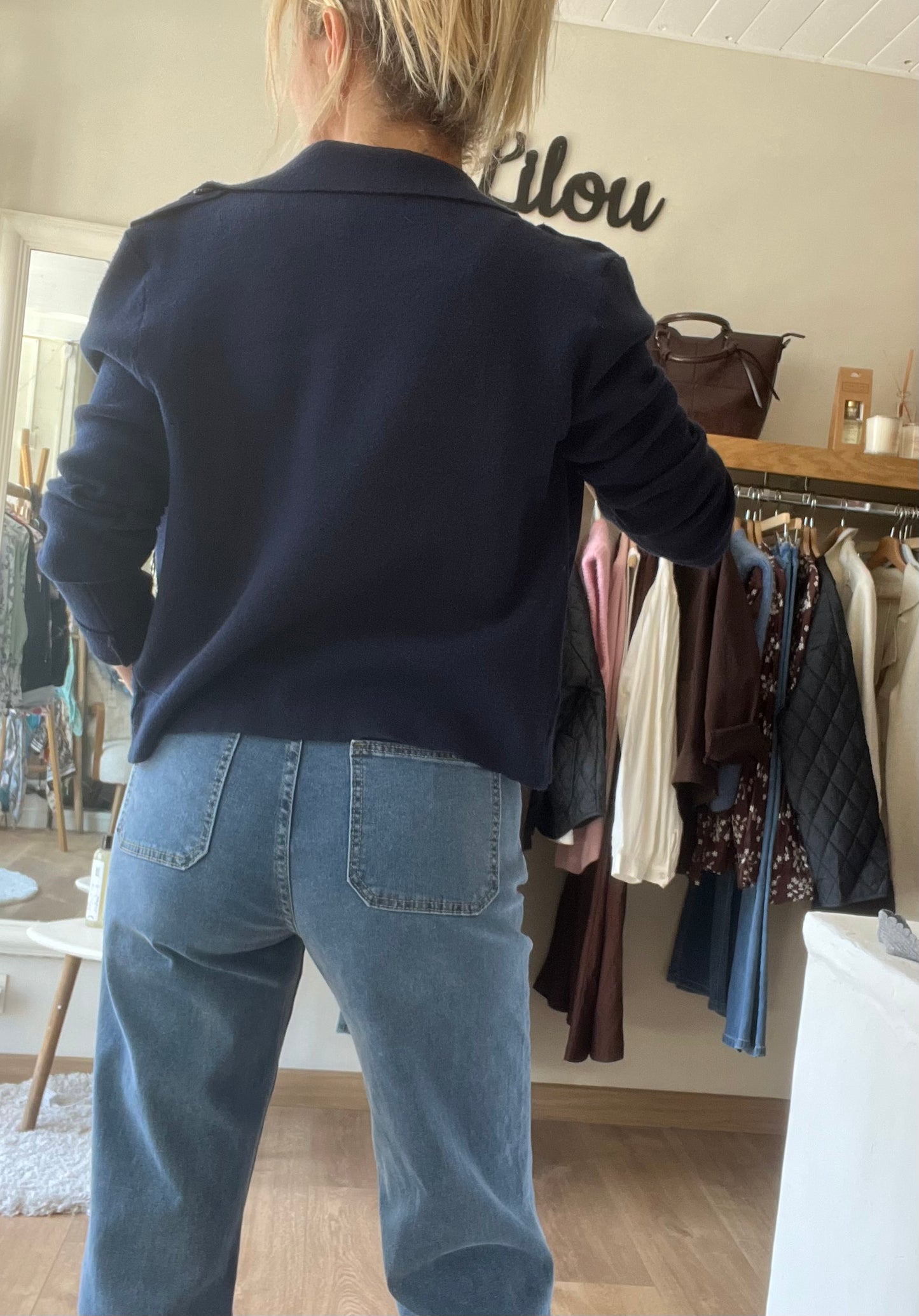 Veste style perfecto - Marine