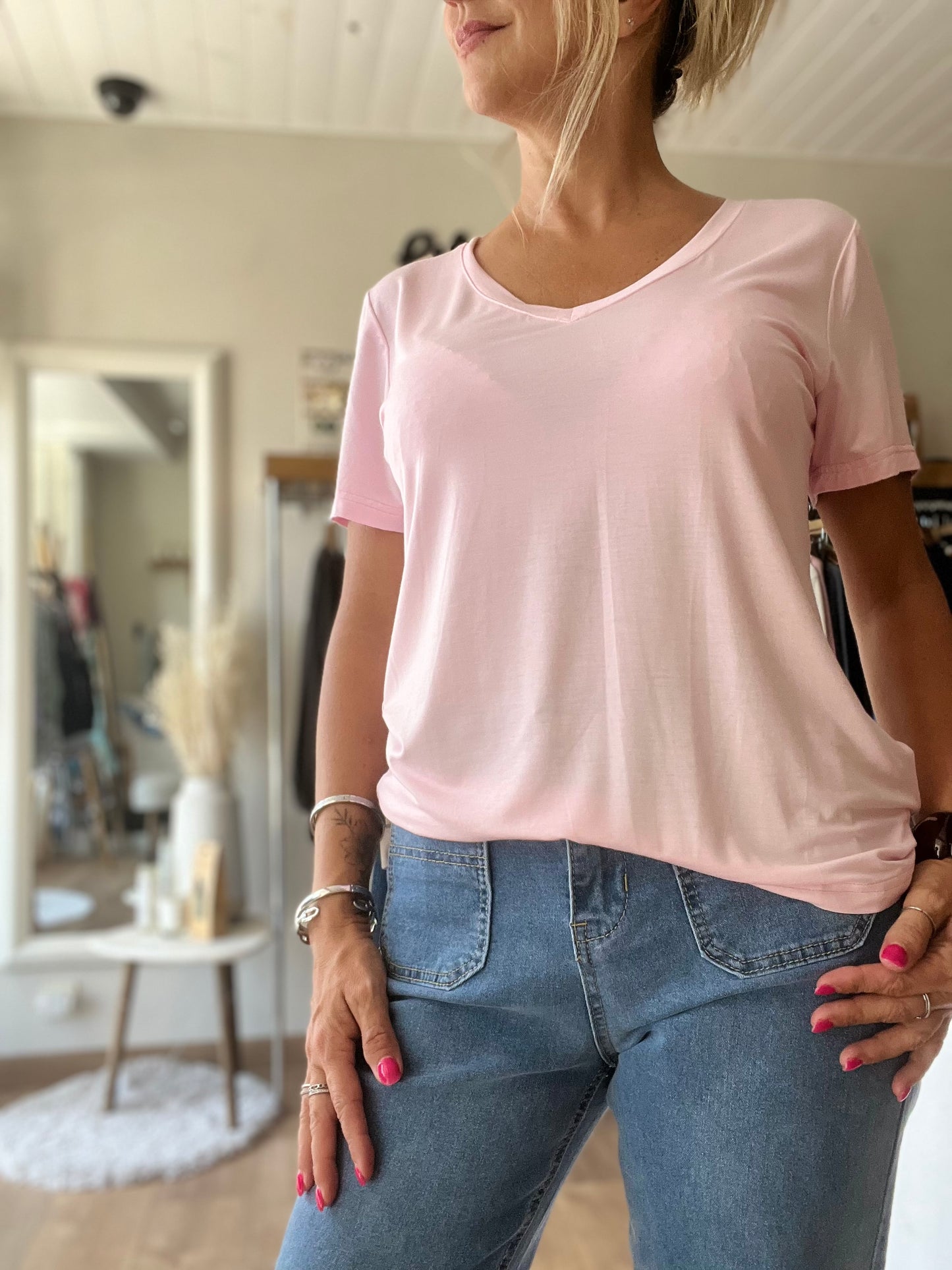 Tee-shirt "Douceur" rose