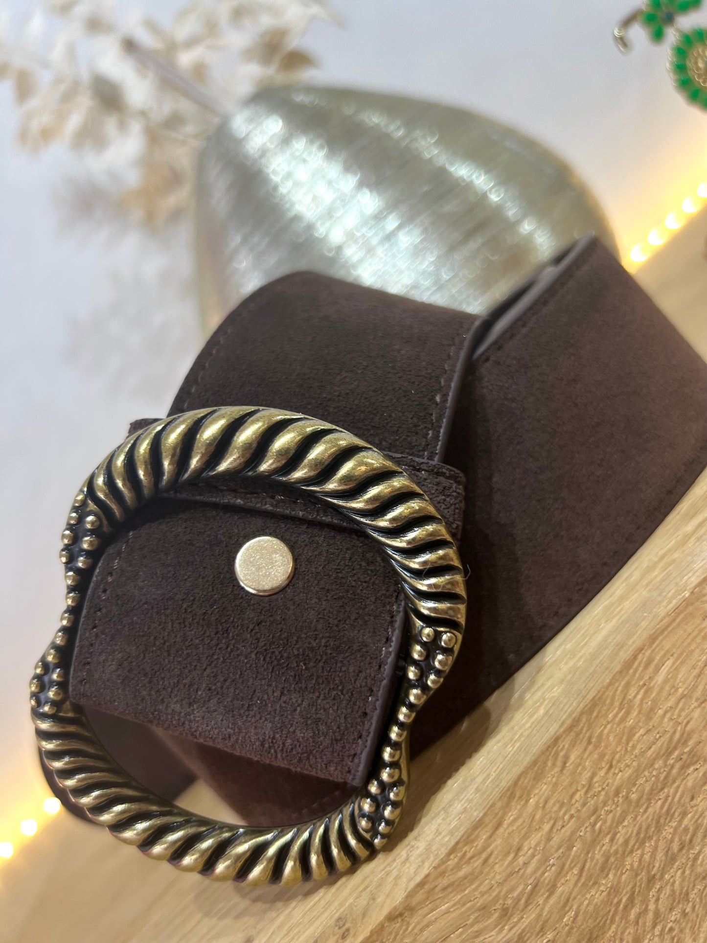 Ceinture cuir vachette