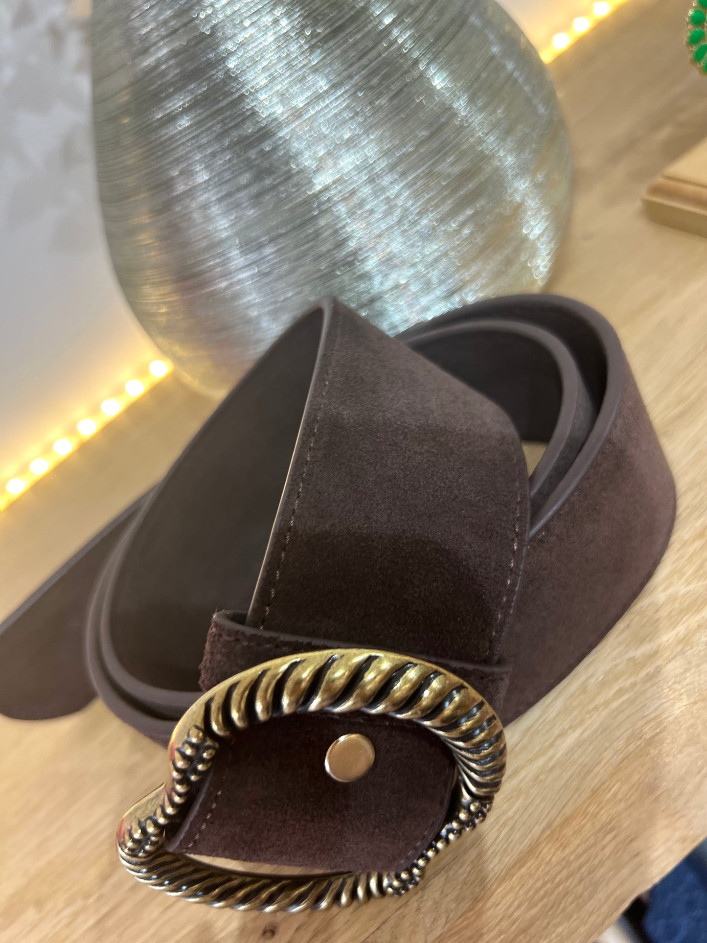 Ceinture cuir vachette