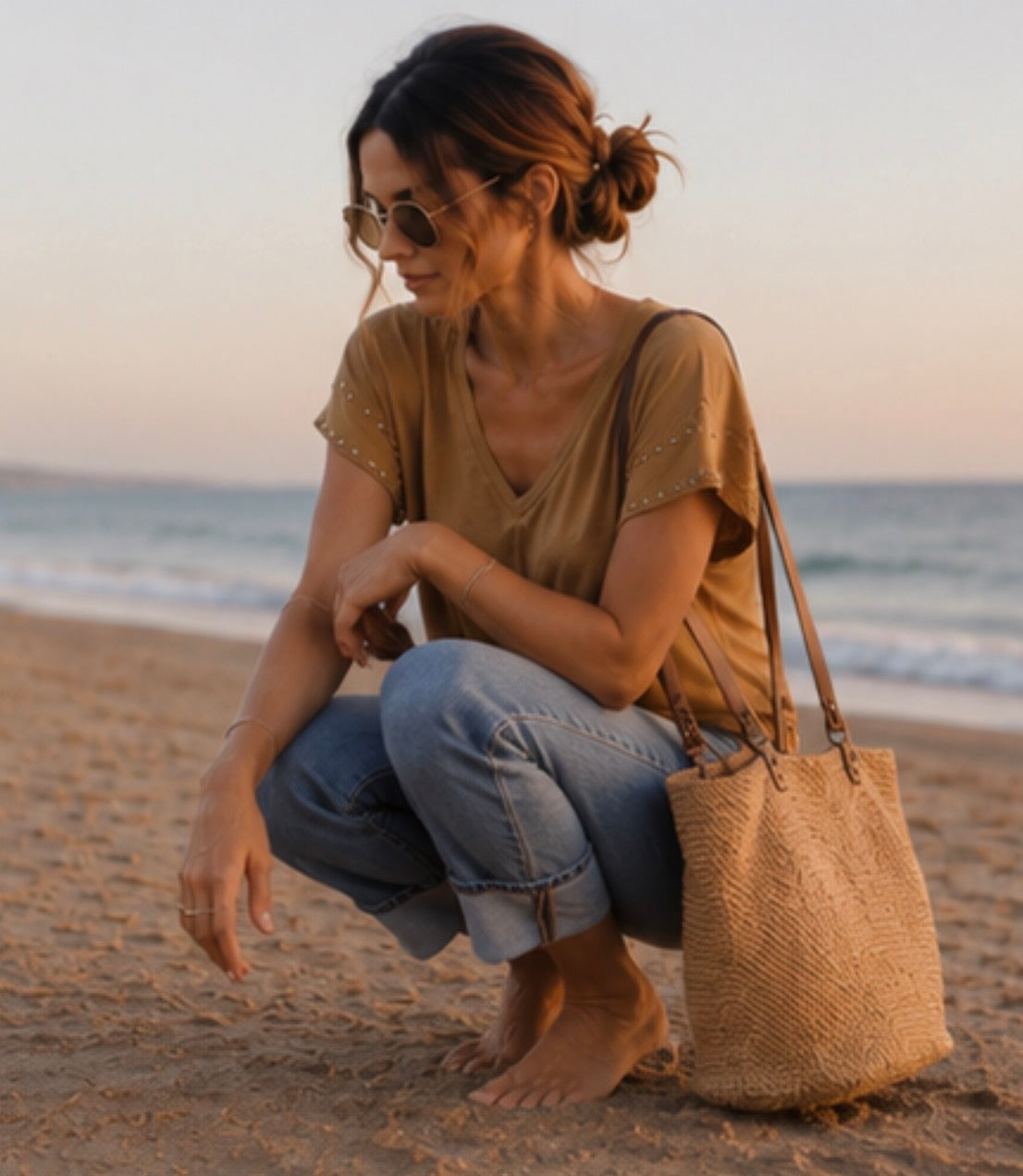 Tee-shirt GISLAIN - Camel