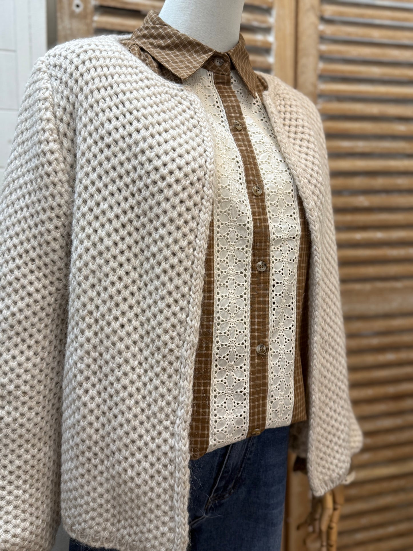 Cardigan Soléa - Taupe