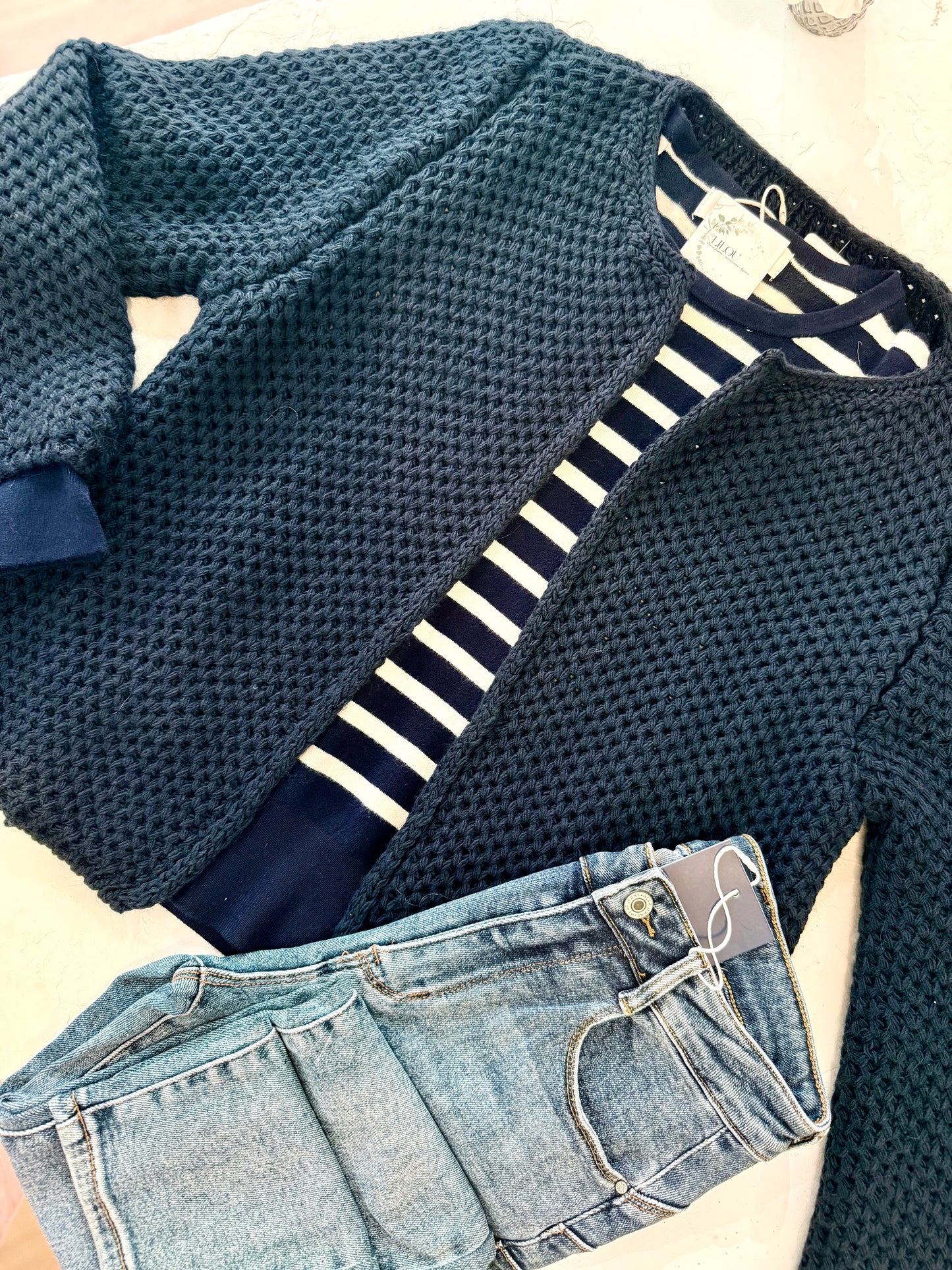 Cardigan Soléa - marine
