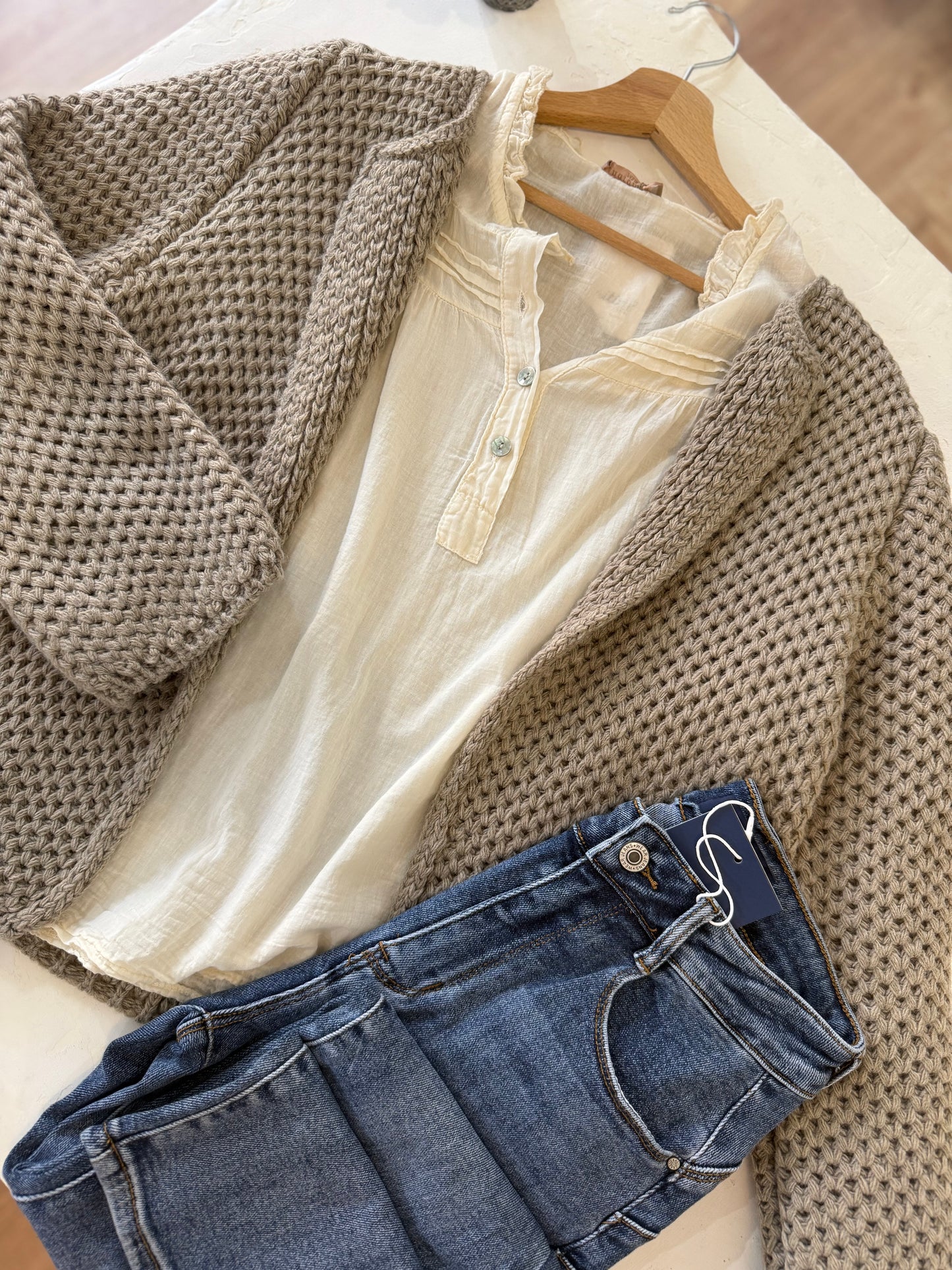 Cardigan Soléa - Taupe