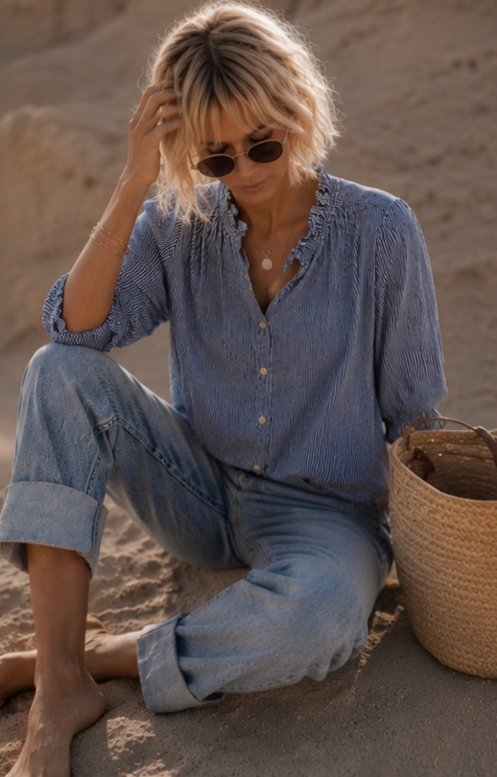 Blouse LILI - Marine
