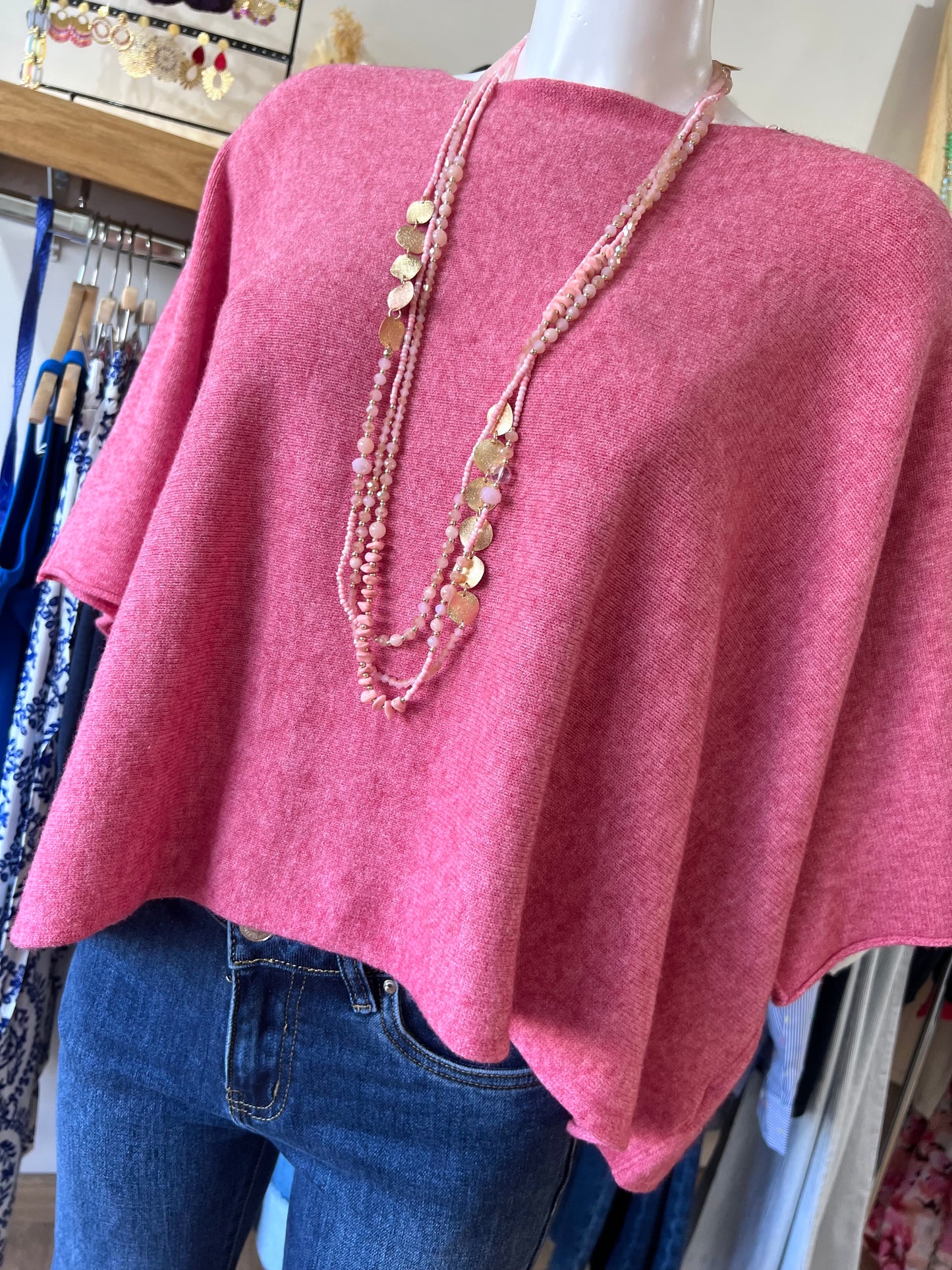 Pull ALBANE VIEUX ROSE