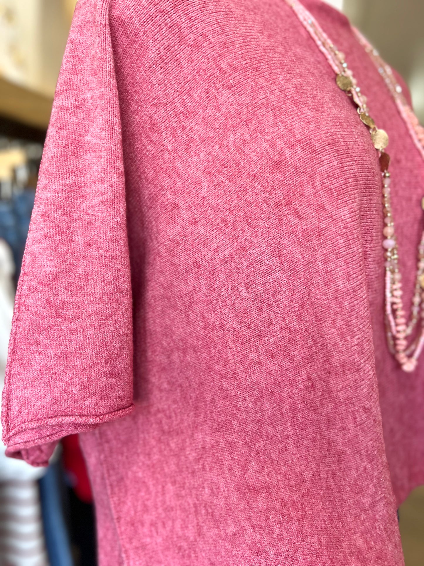 Pull ALBANE VIEUX ROSE
